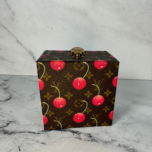 Louis Vuitton Cherry Trunk Case Ring Box Monogram Cerises Mini Vintage Murakami - Picture 11 of 14